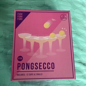 Pongsecco classic beer game but with bubbles